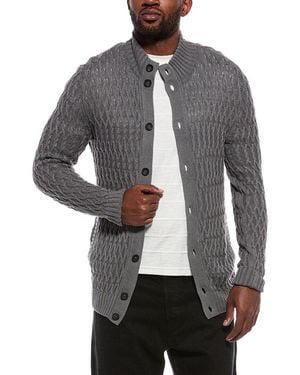Slowear Linen-Blend Cardigan - Gray