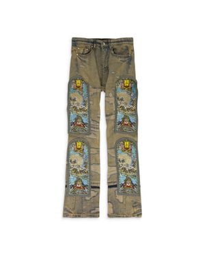 Who Decides War Unfurled Straight-Fit Jeans - Green