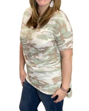 Honeyme Camo Tee - Gray