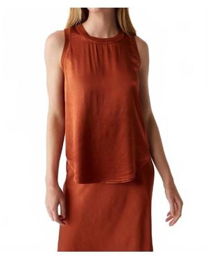 Michael Stars Shay Binding Tank - Red