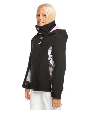 Roxy Girls Dryflight Galaxy Snow Jacket - Black