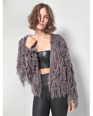 AS by DF Kelsey Sweater Jacket - Gray