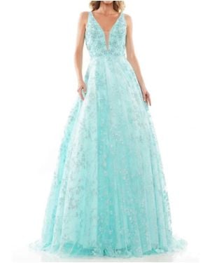 Colors Dress Barbara Gown - Blue