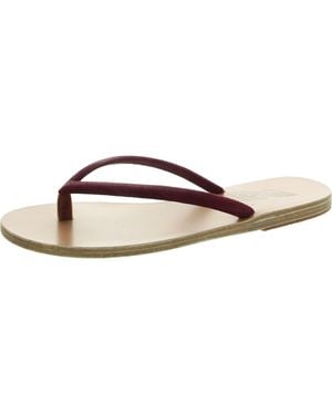 Ancient Greek Sandals Lexi Suede Flip-Flops - Brown