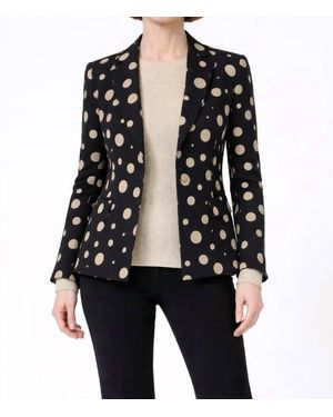 J'Envie/Eli Eclipse Dot Jacket Blazer - Black