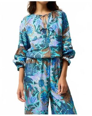 Marie Oliver Umi Blouse - Blue