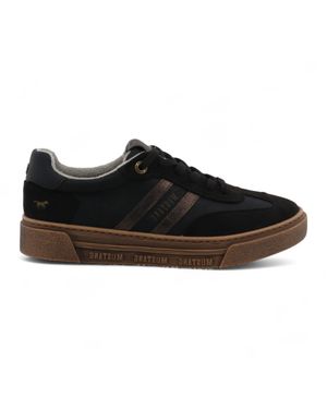 Mustang Street Platform Sneakers Shoes - Black