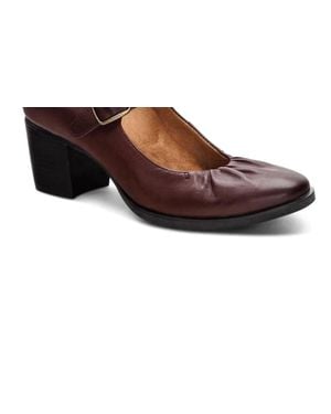 Aetrex Sara Heeled Mary-Jane - Black