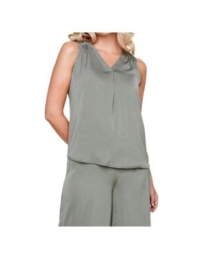 Renuar Airflow Sleeveless Top - Gray