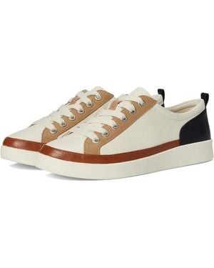 Vionic Winny Sneakers Us Ivory Leather Comfort Shoes Zogg1874 - Metallic