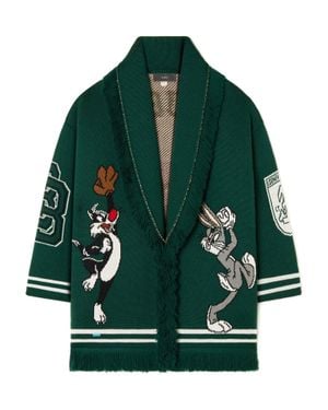 Alanui Bugs Bunny & Sylvester Card - Green