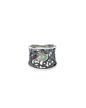 Avenue Chic Lace Ring - Black