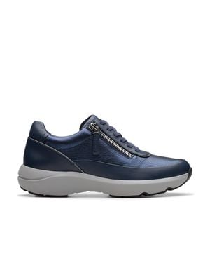 Clarks Tivoli Zip - Blue