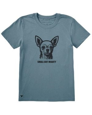 Life Is Good. Crusher T-Shirt - Blue