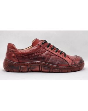 KCR Group Original Leather Shoes - Red