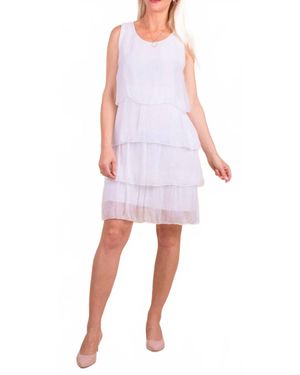 Gigi Moda Sora Silk Dress - White