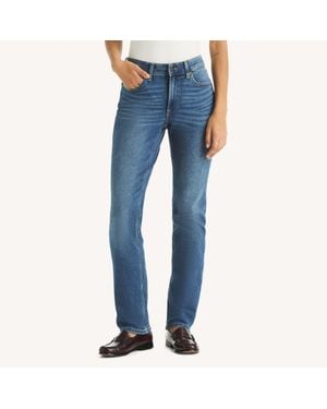 Nautica Mid-Rise Straight Denim - Blue