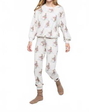 ATF All Time Favorite Cozy Relaxed Drape Pants - White