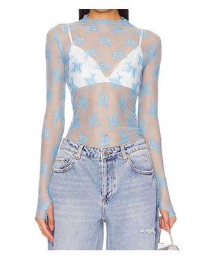 Free People Lady Lux Layering Top - Blue