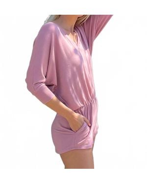 LVHR Sabina Romper - Purple