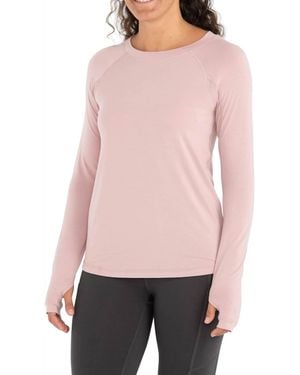 Free Fly Bamboo Shade Long Sleeve Top - Pink