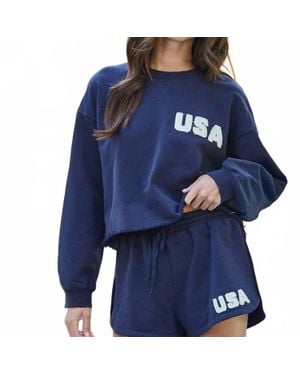 By Together Usa Sweatshirt - Blue