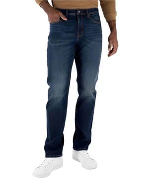 DEVIL-DOG Athletic Fit Stretch Jeans - Blue