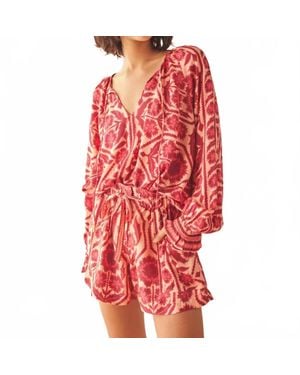 Omika Asha Shorts - Red