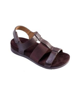 Spenco Anabel Sandal Leather Adjustable Strap Orthotic Hawk2054 - Brown