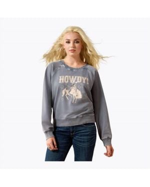 Ariat Vintage Raglan Sweatshirt - Gray