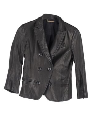 Diane von Furstenberg Double Breasted Blazer - Black