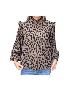 Anniewear Andi High Neck Top - Multicolor