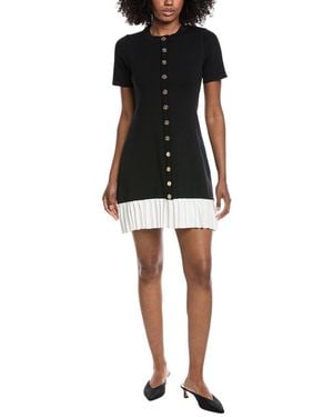 Beulah London Knit Mini Dress - Black