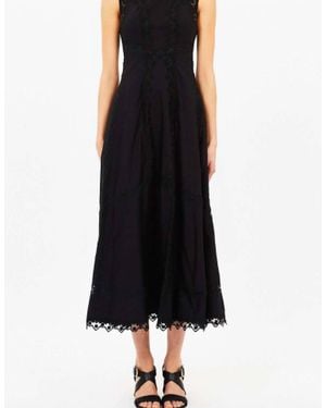 Ulla Johnson Anela Sleeveless Midi Dress - Black