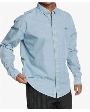Quiksilver Peace Long Sleeve Woven Shirt - Blue
