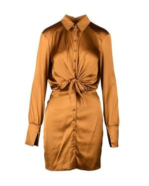 Patrizia Pepe Acetate Stretch Dress - Orange