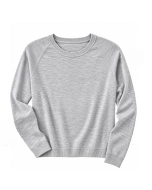 Zenana Simple Soft Sweater - Gray