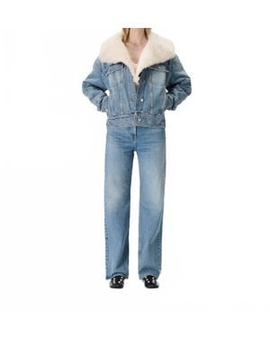 IRO Sophia Denim Jacket - Blue
