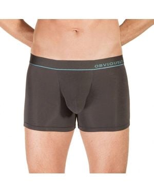 Obviously Primeman 3 Inch Leg Boxer Brief - Gray