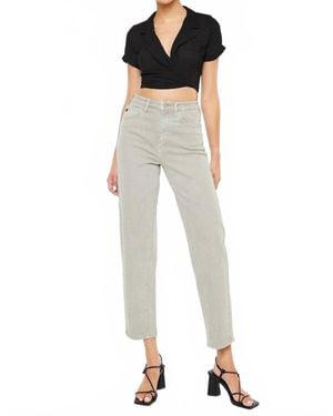 Kancan High Rise Balloon Fit Jean - Multicolor