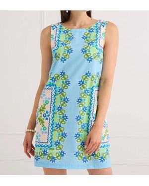 Alivia Rowan Mini Dress - Blue