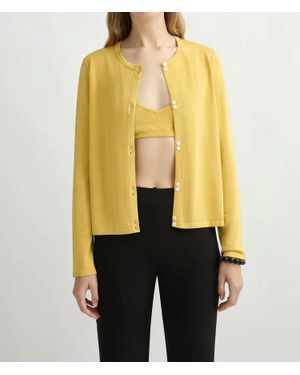 Posse Rae Knitted Cardigan - Yellow