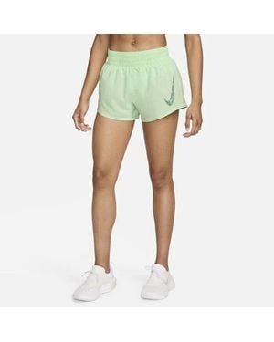 Nike One Shorts Dri-Fit Mid-Rise Brief-Lined Activewear Srt173 - Green