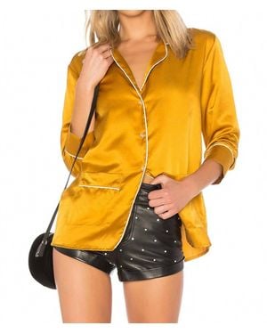 Maison Du Soir Brigette Top - Yellow