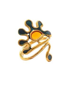 SOH Sun Finger Ring - Metallic