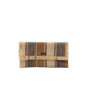 Shebobo Sophie Straw Envelope Clutch Bag - Multicolor