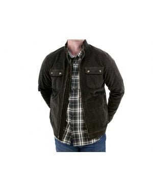 Old Ranch Milo Moto Cord Jacket - Black