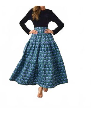 PROSPERINE® Fontaine Maxi Dress - Blue