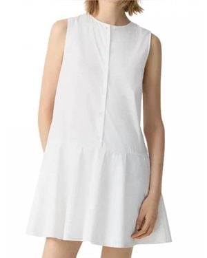 Theory Sleeveless Mini Dress - White