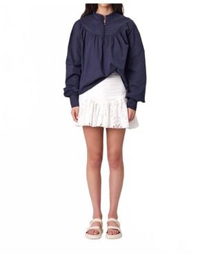 Remain Freya Mini Skirt - Blue